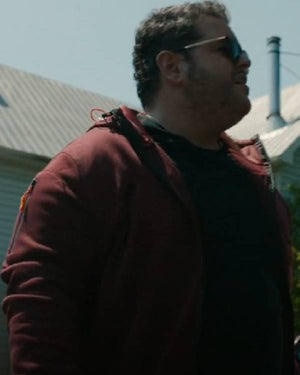 Adulthood Josh Gad Burgundy Hoodie USA Jackets