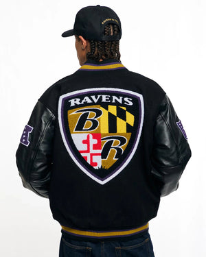Golf-Wang-2025-Baltimore-Ravens-Varsity-Jacket-Back