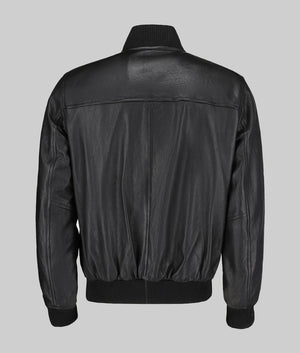 Jim-Mens-Snug-Fit-Black-Bomber-Leather-Jacket-7