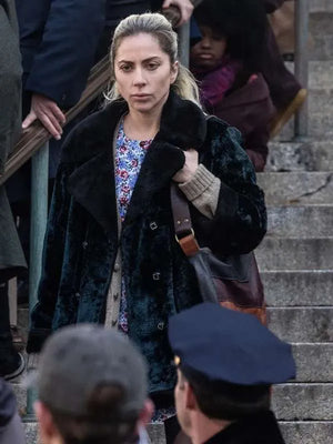 Lady Gaga Joker Folie à Deux 2024 Shearling Coat