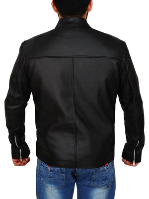 Damon Salvatore Vampire Diaries Leather Jacket USA Jackets