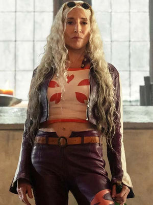 S02 One Piece Katey Sagal Leather Jacket