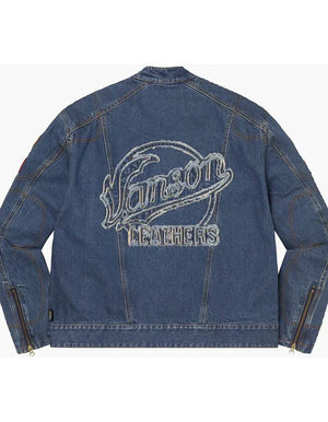 Supreme_Vanson_Jacket_Denim_Back