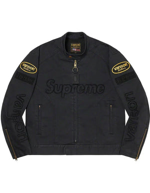 Supreme_Vanson_Jacket_Denim_Black