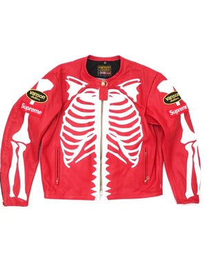 Supreme_Vanson_Jacket_Red