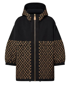 Taylor-Swift-Louis-Vuitton-Brown-And-Black-Jacket