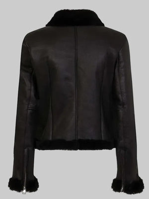 Women-Black-Aviator-Shearling-Leather-Jacket
