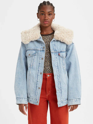Womens-Levi-Jean-Jacket-With-Fur