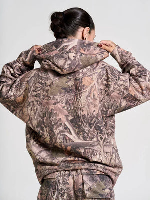 Youngla Camo Hoodie For Women