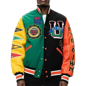 Men All Star Varsity Jacket Zing Apparel