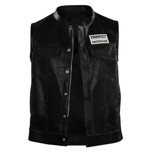 Angel Reyes Mayans M.C Leather Vest The Jacket Hawk