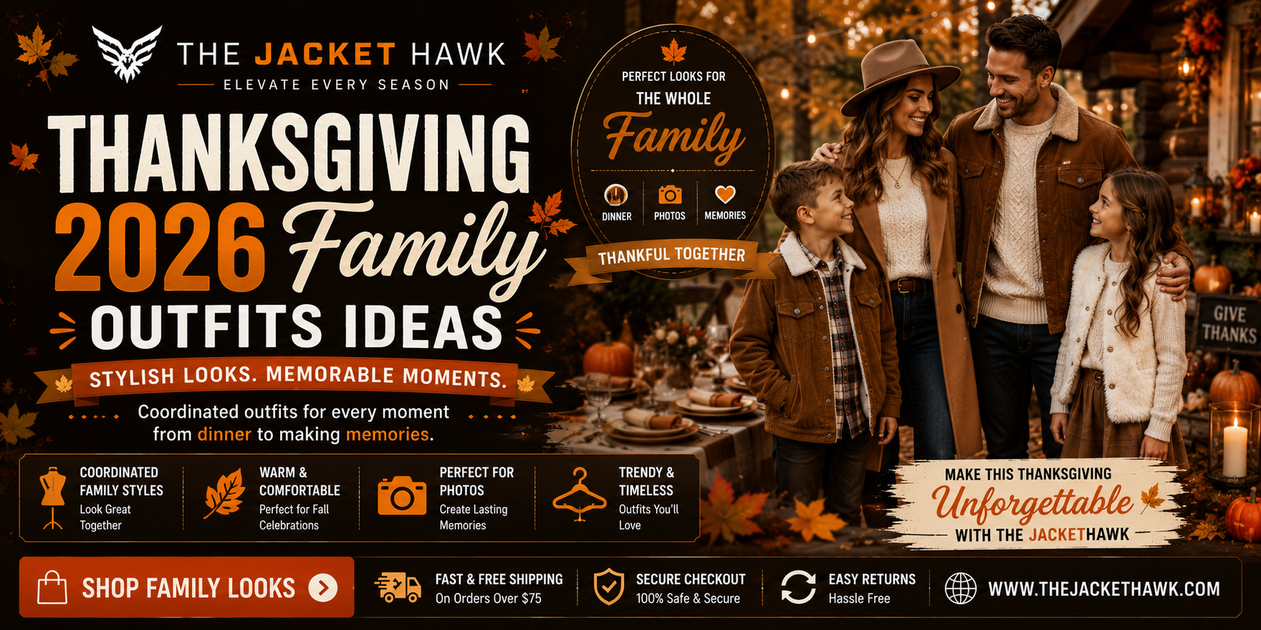 Thanksgiving 2026 Family Outfit Ideas for Every Generation