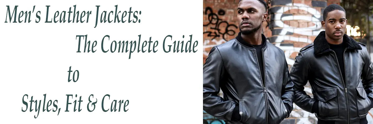 Men’s Leather Jackets: The Complete Guide to Styles, Fit & Care