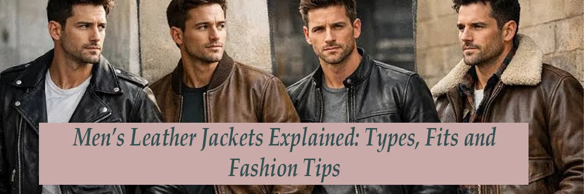 Men’s Leather Jackets Explained: Types, Fits and Fashion Tips