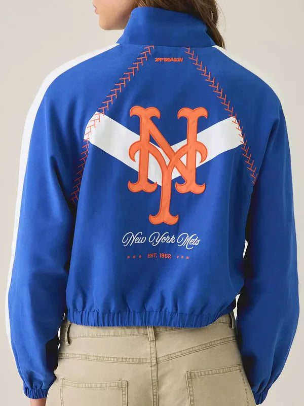 MLB All Star 2026 New York Mets Blue Track Jacket