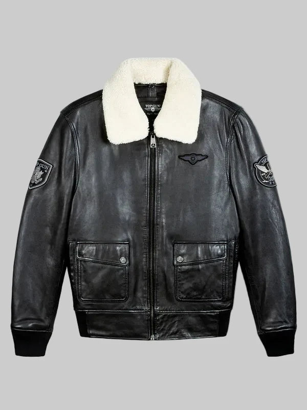 Aviator-Luxury-Leather-Bomber-Jacket-With-Fur-Collar