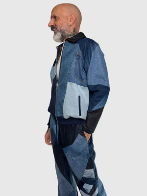 Blue Jean Bomber Jacket In USA