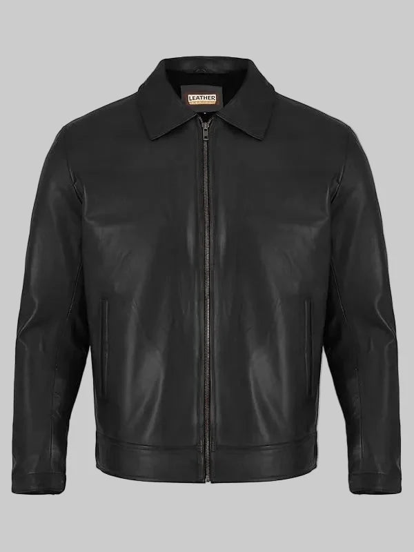 Classic-Polo-Collar-Leather-Jacket-Men