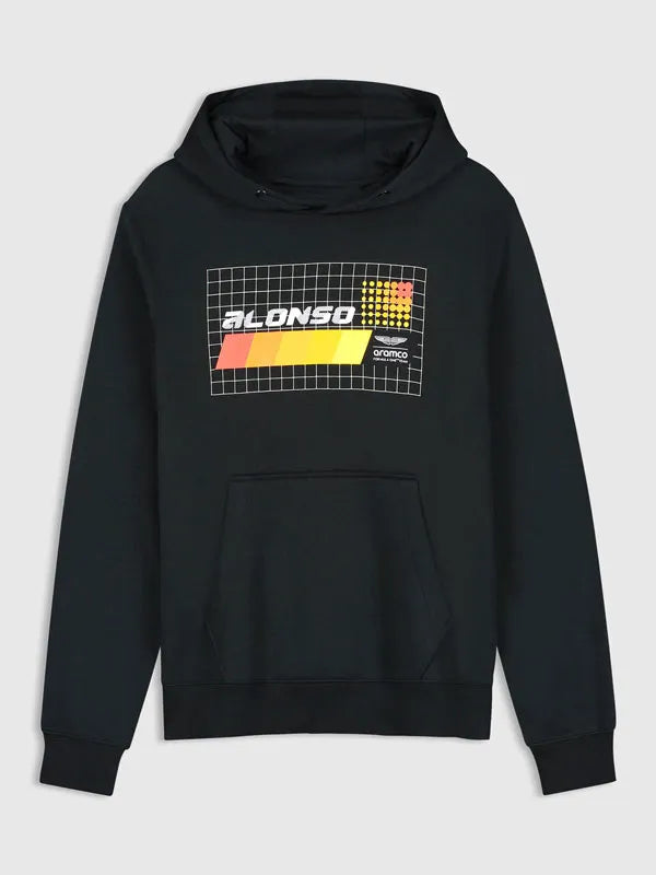 F1 Fernando Alonso Spain Black Hoodie