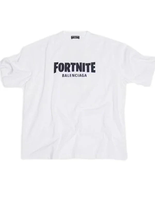 Fortnite Balenciaga Tee Shirt White