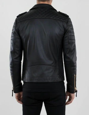Handmade-Men-Black-Leather-Motorcycle-Jacket