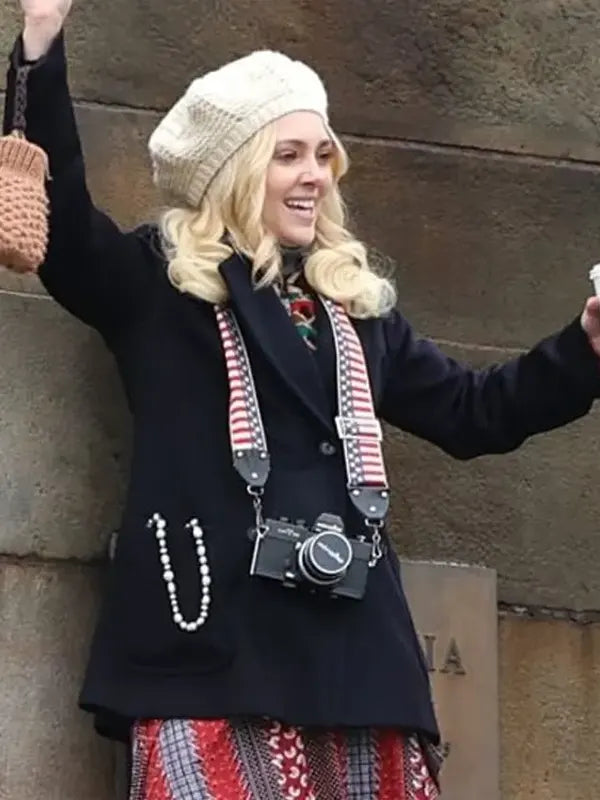 I Play Rocky AnnaSophia Robb Black Coat