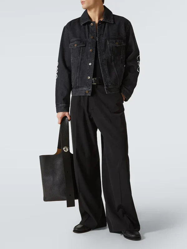 Loewe-Denim-Black-Jacket