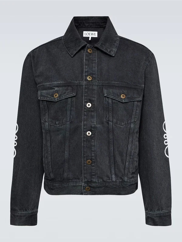 Loewe-Denim-Jacket-Black