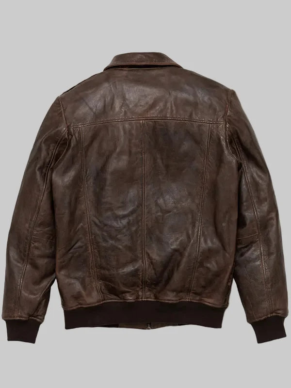 Maverick-Leather-Bomber-Jacket-Brown