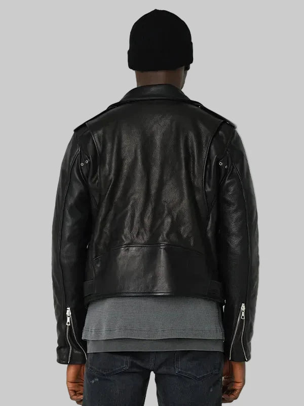 Mens-Leather-Moto-Black-Jacket