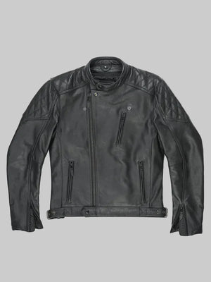 Mens-Twin-Leather-Jacket-Black