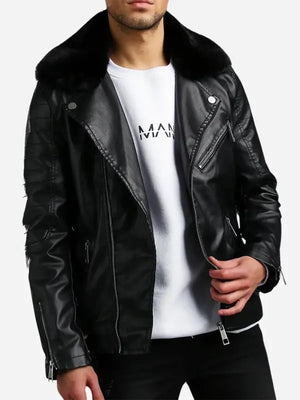 mens-leather-biker-jacket-with-fur-collar