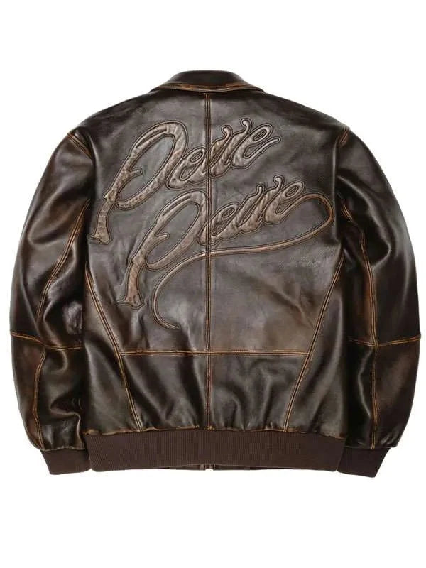 Pelle Pelle Two Tone Leather Jacket USA Jackets