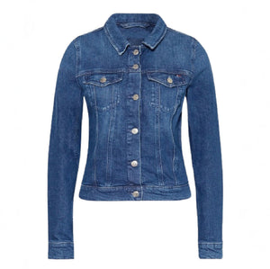 Denim Trucker Jacket Women - The Jacket Hawk The Jacket Hawk