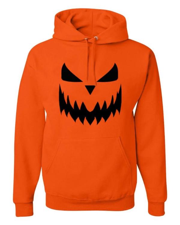 Pumpkin Halloween Face Hoodie