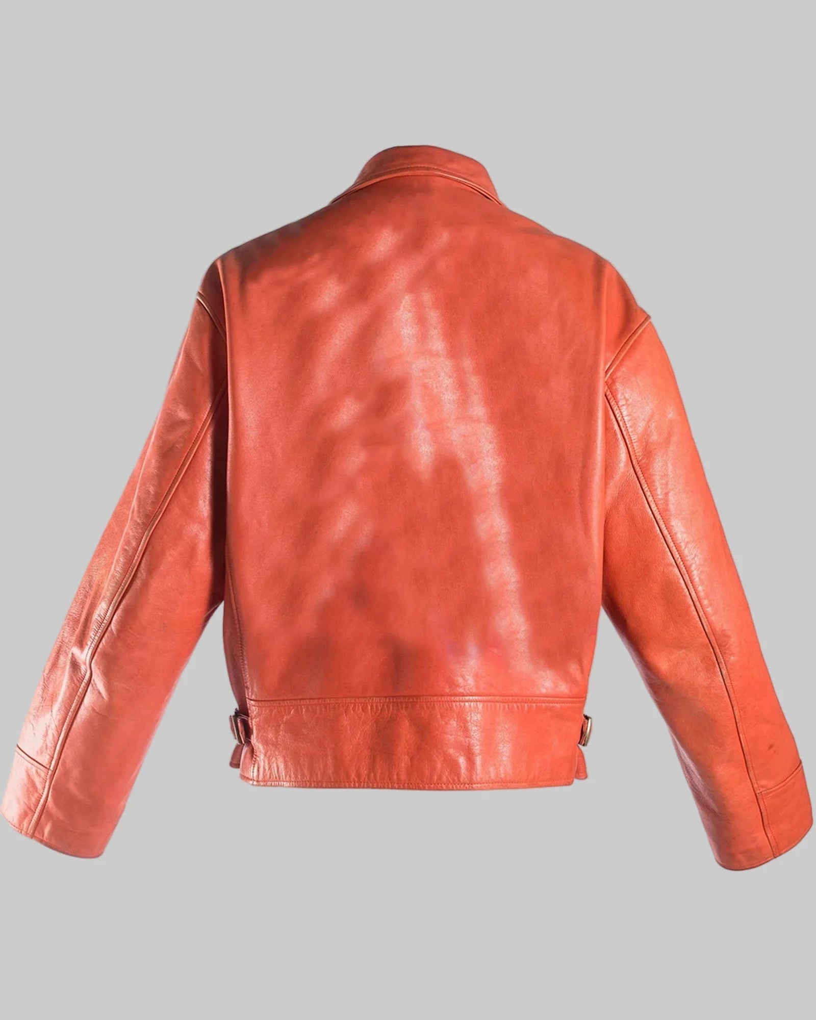 Rapper-Juice-WRLD-Orange-Jacket-Back
