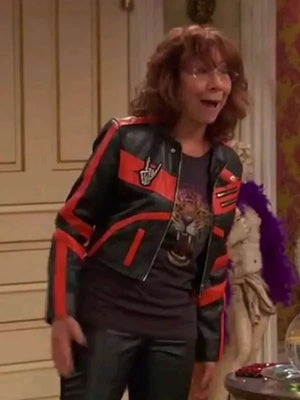 Mindy Sterling Ravens Home Leather Jacket USA Jackets