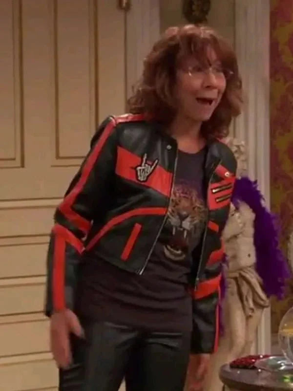 Mindy Sterling Ravens Home Leather Jacket USA Jackets