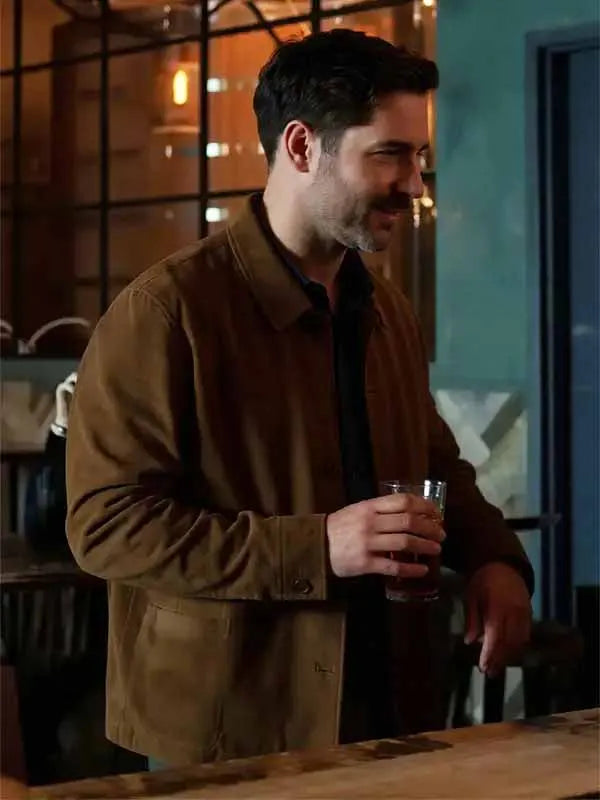 CIA S01 Tom Ellis Brown Suede Leather Jackets
