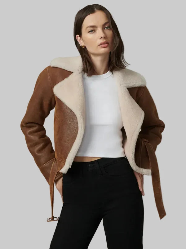 The-Rey-Cropped-Shearling-Jacket