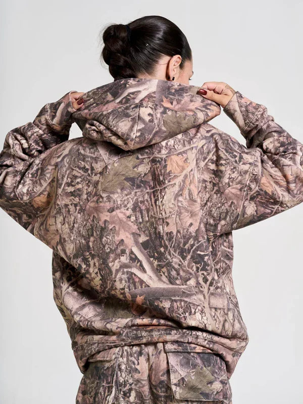 Youngla Camo Hoodie For Women