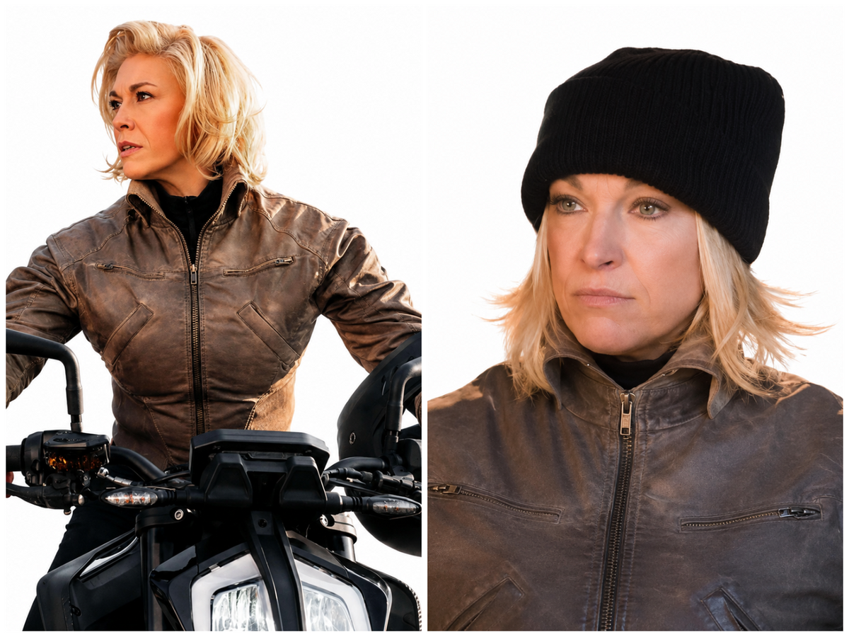 Ride or Die Hannah Waddingham Brown Leather Jacket