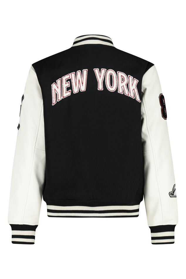 Perfect Varsity Jacket Men JR, Black The Jacket Hawk